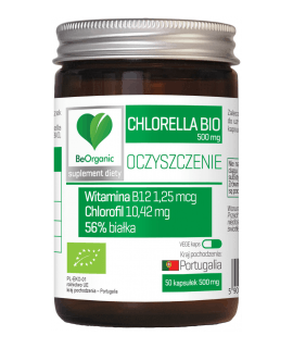 BEORGANIC Chlorella BIO 50 caps.
