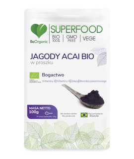 BEORGANIC Acai Berries BIO 100g