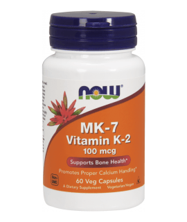 NOW FOODS MK-7 Vitamin K-2 100mcg 60 caps.